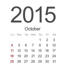 Vector modern 2015 calendar Eps 10 N14