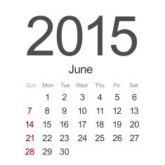 Vector modern 2015 calendar Eps 10 N18