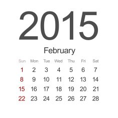 Vector modern 2015 calendar Eps 10 N21