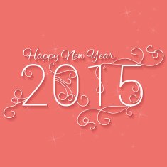 Happy New Year 2015 Christmas Background N2