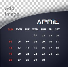 Calendar Design - April N2