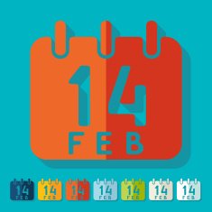Flat design Valentine N10