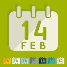 Flat design Valentine N11