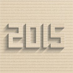 Vector modern new year 2015 background N4
