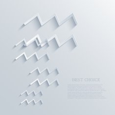 vector modern signs of the zodiac background N6