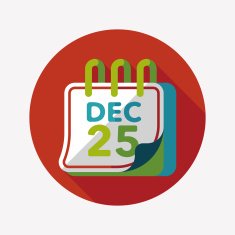 Calendar flat icon with long shadow eps10 N26