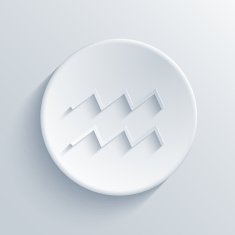 vector modern signs of the zodiac Circle icon N4