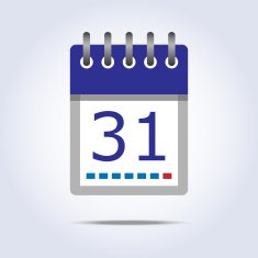 Simple calendar icon