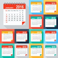 2016 calendar - Illustration N4
