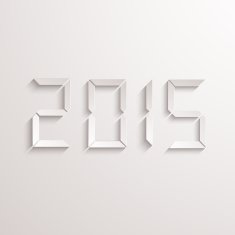 Vector modern new year 2015 background N8