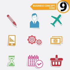 Office icons vector N2