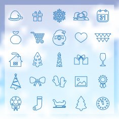 25 new year icons