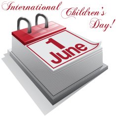 calendar 1 June International Children's Day