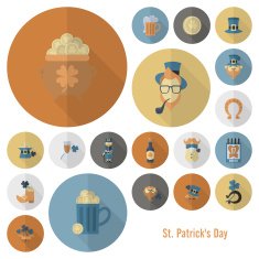 Saint Patricks Day Icon Set N190