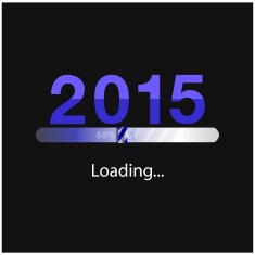 New year 2015 loading background happy new template