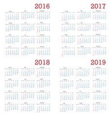 Calendar happy new year vector illustration N3