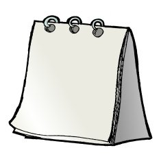 blank calendar N16