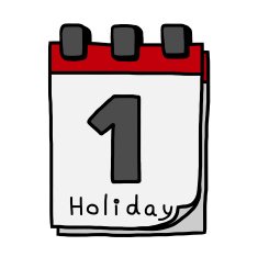 first day Holiday calendar