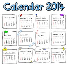Calendar 2014 N73