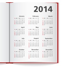 Calendar in Notebook