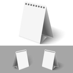 Blank flip calendars N2