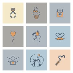 Happy Valentines Day Icons N207