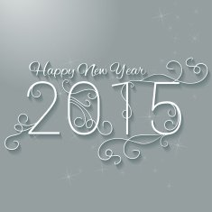 Happy New Year 2015 Christmas Background N3