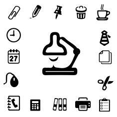 Office Silhouette Icons
