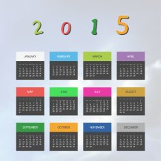 Calendar Template for Year 2015