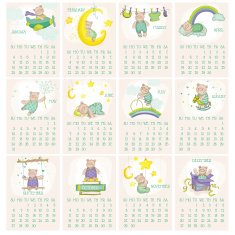 Baby Bear 2015 Calendar