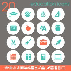 School & Education icons