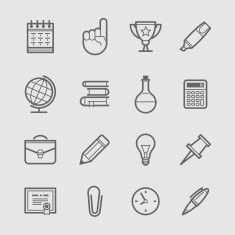 Education Icons Set