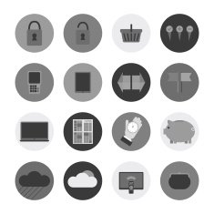 Set of business icons N9