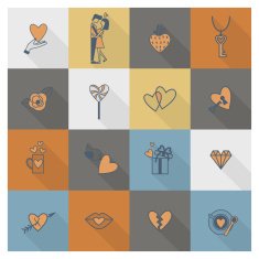 Happy Valentines Day Icons N222