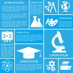 Flat Business Infographic Background N4