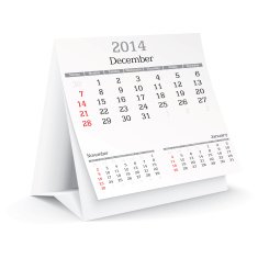 December 2014 - calendar N2