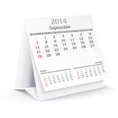 September 2014 - calendar N2