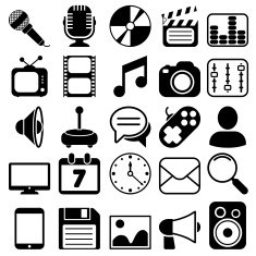 Media Icons Set N3