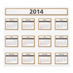 Calendar 2014 N141