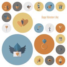 Happy Valentines Day Icons N234