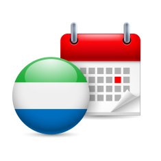 Icon of National Day in Sierra Leone