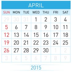 Monthly calendar N8
