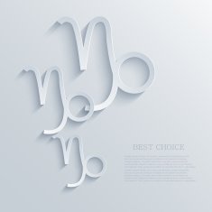 vector modern signs of the zodiac background N11
