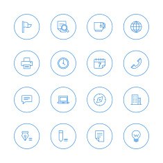 office and business icons N14
