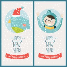 Happy new year card N15