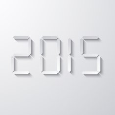 Vector modern new year 2015 background N11