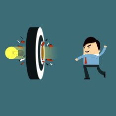 Businessman - Target Bulb