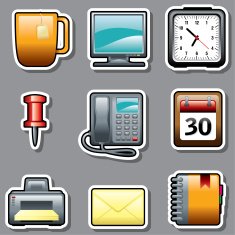Office GREY ICONS