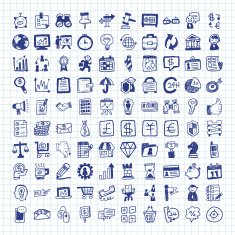 doodle business icon N5
