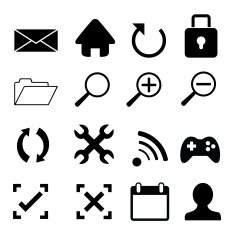 web icons set N6